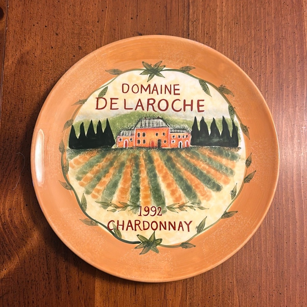 Vintage Wine Label Plate